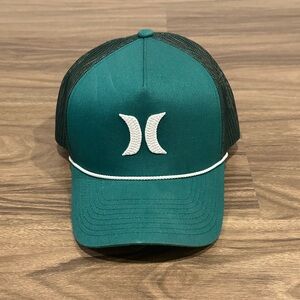 Hurley Teal and Black Trucker Hat